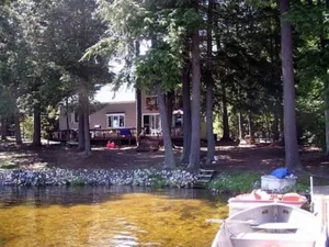 Image of Lakefront home on the western shore of Thompson Lake
