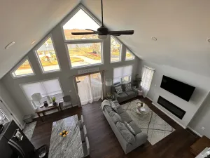 Image of Treasure Lake Home, hot tub, partial Lake view and walking distance to beach