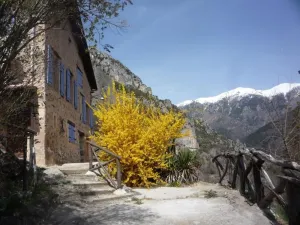 Image of Top quiet house facing the peaks of the Mercantour in part except