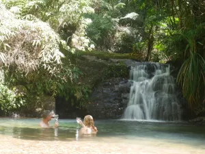 Image of Fairy Falls - romantic Daintree Rainforest retreat with enchanting waterfall