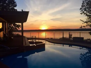 Image of Waterfront:Panoramic Views\/Hot Tub\/ Pool\/Sleeps 16 \/Early check in\/out off seaso