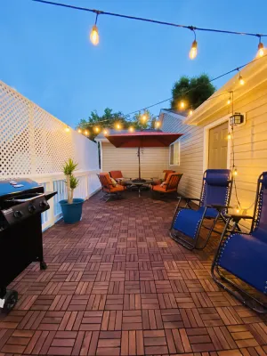 Image of Rare find! Home w\/ a deck, mins 2 Uptown