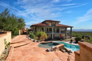 Image of Beautiful Hacienda: Pool, Spa, Firepit, Outdoor playground, BBQ & Amazing Views!