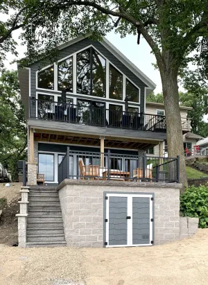 Image of Custom lake home, dock\/boat lift, private beach, sleeps up to 15 see description