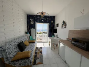 Image of Appartement T2 rénové face mer avec balcon, à 150m de la plage et 300m des commerces - FR-1-92-611