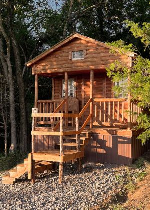 Image of Sunset Hillside Cabin \"C\" on Horse Farm w\/ Hiking