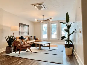 Image of Historic & Modern! Walk to Restaurants, Moccasin Springs + Huge Suite w\/ Kitchen