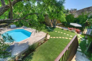 Image of Village house with character - Pool and lawn. AC