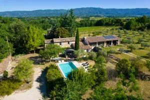 Image of Provence farmhouse with swimming pool, olive grove 6 people, Rated 3 stars
