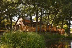 Image of Tranquil Texoma Lake House w\/ private lake on .5 acres & steps from Lake Texoma