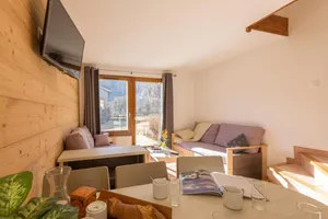 Image of Chalet, view mountain, terrace, parking, tv, 47m², Serre Chevalier