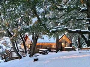 Image of \"Cozy Oaks Cabin\" Peaceful Mountain Getaway, Charming & Romantic!  Trail Pass...