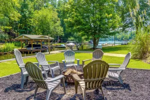 Image of Stylish Lake Front Home on Flat lot w\/  Private Dock!!!