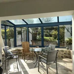 Image of Old restored house with pretty enclosed garden, close to the racecourse