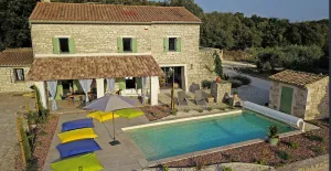 Image of Stone house, private pool, panoramic view, close to the Gorges de l'Ardèche