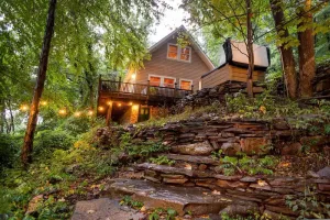 Image of Breathtaking River Views · The Hawks Nest Cabin