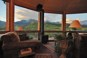 Image of Alpenglow Ranch B&B, Telluride: 3 br \/ 2 ba Panoramic Views\/ 12 Acres\/ Pond