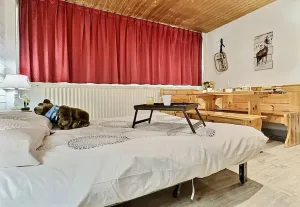Image of 50m from resort center, floor -2, view mountain, tv, ski locker, 32m², Tignes