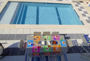 Image of California air-conditioned villa and heated pool