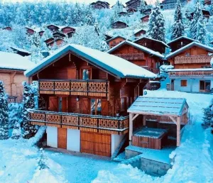 Image of 8-person detached chalet with outdoor Jacuzzi in Chatel Porte du soleil