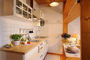 Image of Appartement Rittersporn, 27 qm Obergeschoss, Kombinierter Wohn- und Schlafraum