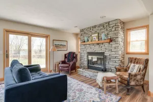 Image of Farm and Lake: Remote Getaway