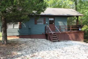 Image of Log Cabin 6 with Hot Tub at Osborn Ramp on Patoka Lake