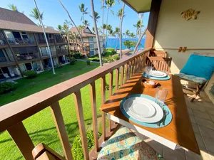 Image of Kona Isle B34 - Ocean View, Top Floor with full AC. Peaceful Oceanfront Complex.