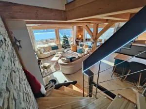 Image of Magnificent views of the Chantemerle ski area from this brand new luxury chalet!
