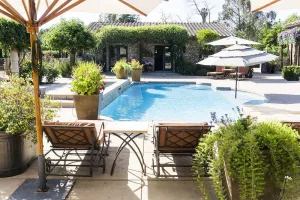 Image of Vineyard suite located in the orchard with private entrance