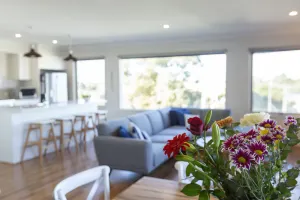 Image of A spacious, light-filled home, a stone's throw from the water
