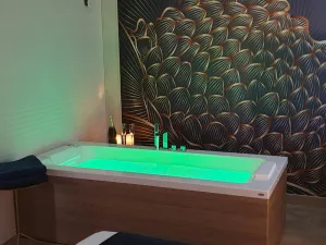 Image of La Bulle d'Or-House-Deluxe-Whirlpool bath-Garden view