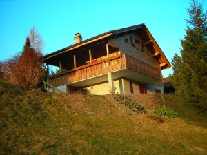 Image of Beautiful large ski chalet in the mountains