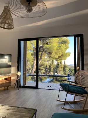 Image of Luxury villa, panoramic view of the harbor of Marseille