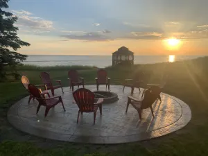 Image of Paradise Lake Michigan Beach home with inground pool,  hot tub, sleeps 20