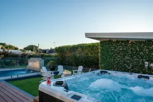 Image of Luxury Beach House - Heated Private Pool & Heated Spa - Fire Pitt - Walk to Beach & Golf