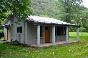 Image of Cozy and relaxing, Modern Creekside, Trailside, Waterfront  Cottage, fiber Wifi