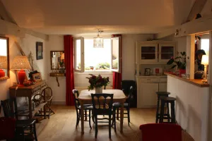 Image of charming apartment building 19th in historic city center.