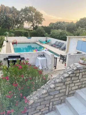 Image of Pretty Provencal house in a medieval village