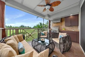 Image of Includes beach gear.  BBQ Grill on the lanai.  Beach Villas J22