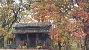 Image of Twin Oaks Antique Cabin by Garden of the Gods in the Shawnee National Forest