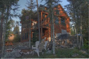 Image of Four Season Retreat - Modern And Secluded White Iron Lakeshore Cabin on 5 Acres