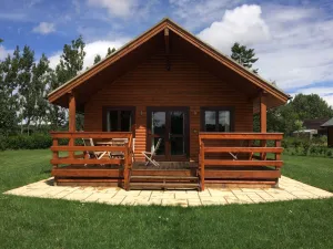 Image of Scandinavian style chalet on a working farm in the heart of Wiltshire