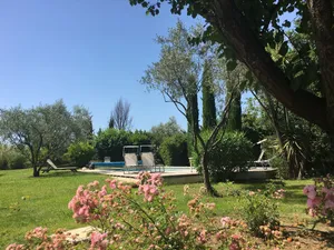 Image of Charming house with heated heated pool, lake, sea, golf