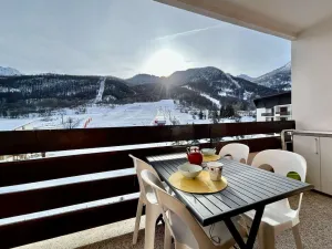 Image of Studio lumineux 4 pers., balcon sud, pieds des pistes - Serre Chevalier - FR-1-330F-120