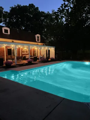 Image of Brick Estate with pool in Quiet Carbondale Neighborhood