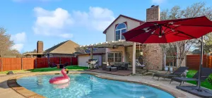 Image of Glamorous 4BR 2,5BA Holiday Home with Pool, Game Room & Fire Pit