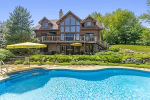 Image of amazing cabin with private lake accesses