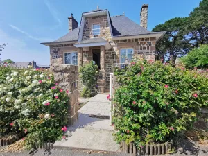 Image of Typical Breton house near the sea