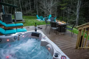 Image of Ascension Cabin - huge yard, hot tub, above stream